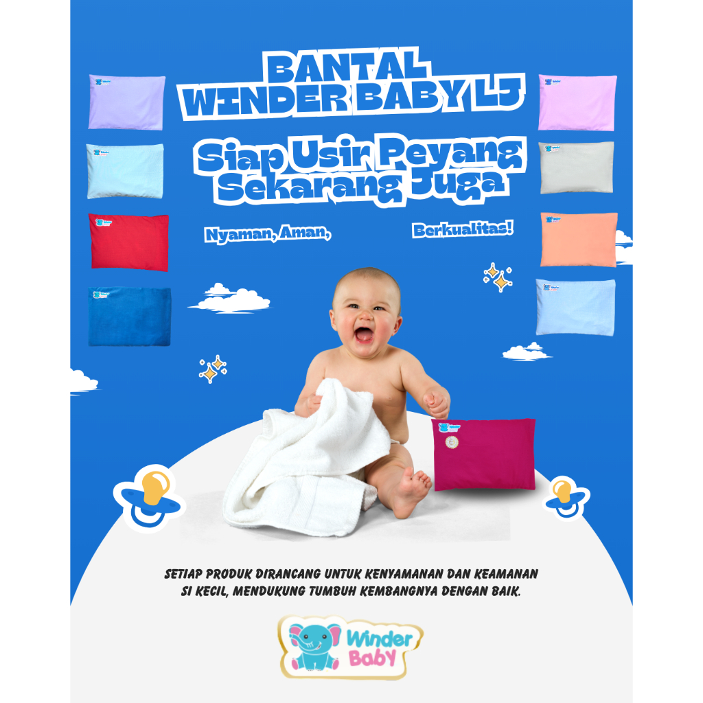 Bantal bayi Winder baby LJ (khusus baby peang )