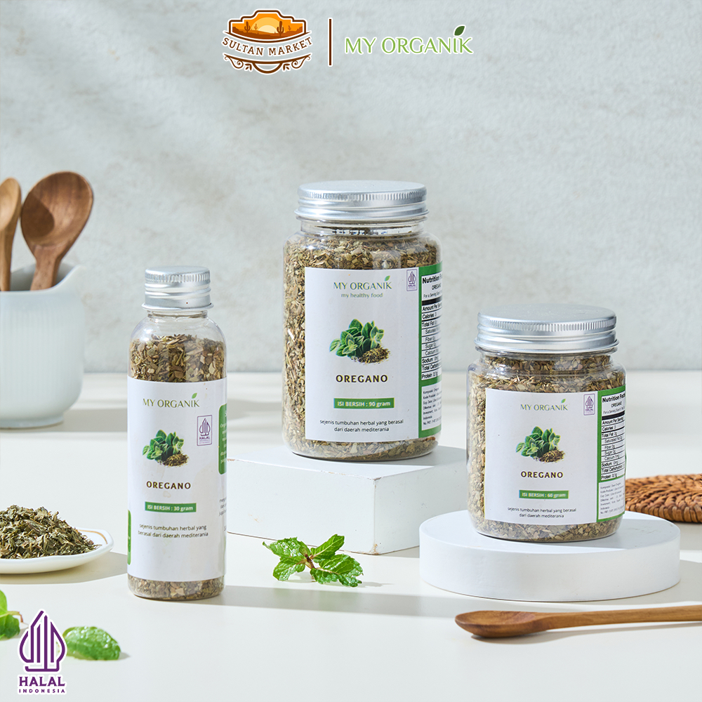 

MyOrganik Bumbu Dapur Oregano Parsley Rosemary Thyme Basil Italian Herbs Bubuk Origano Pizza Premium