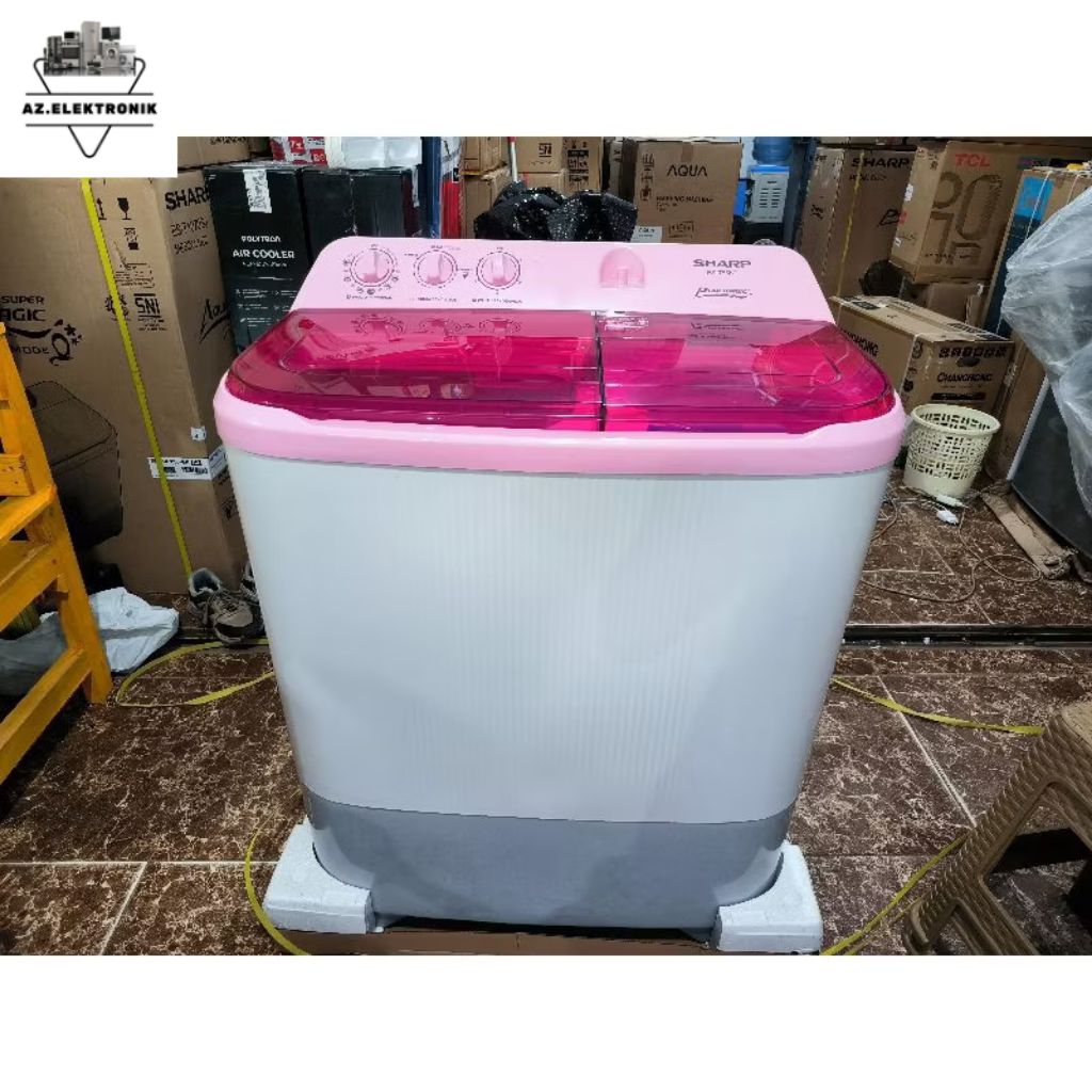 mesin cuci 2 tabung 85nt/mesin cuci 8,5kg sharp