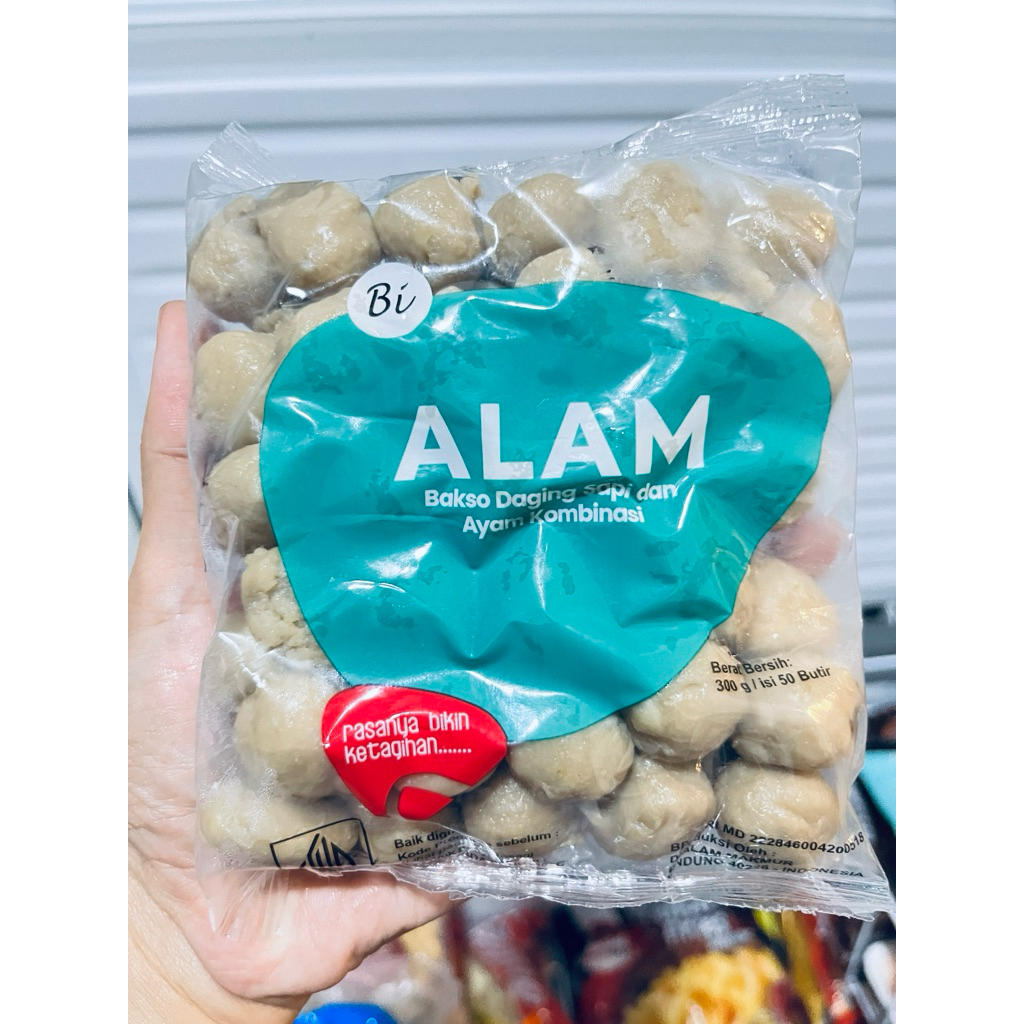 

Baso ALAM BI 300gr isi 50 butir