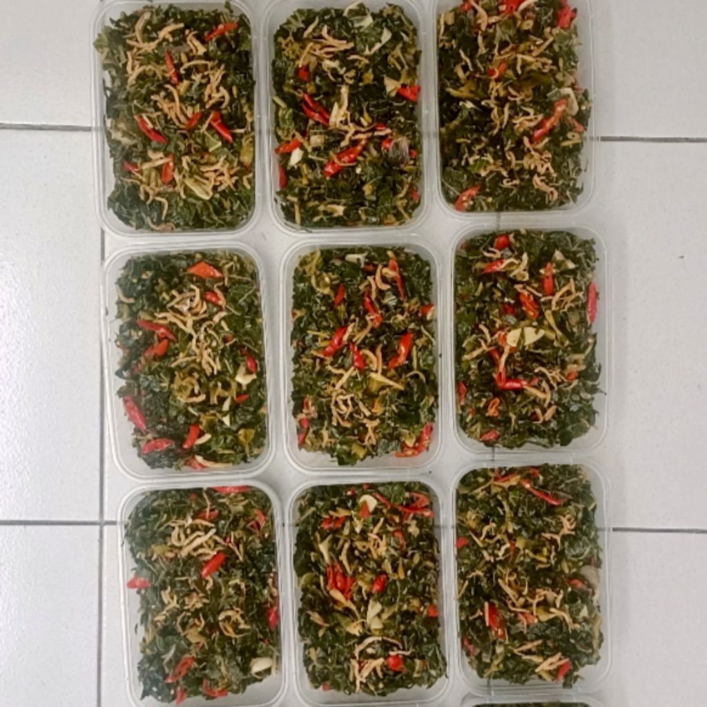 

Tumis Daun Bunga Pepaya dan Teri 500gr