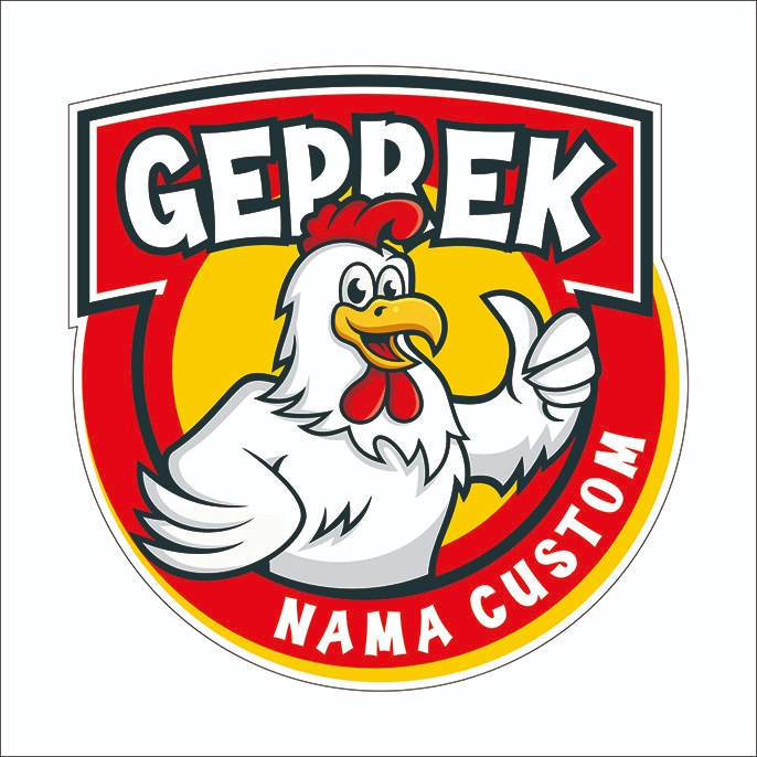 

STIKER VINYL TEMPELAN BOX STEROFOAM BUNGKUS MAKANAN / AYAM GORENG