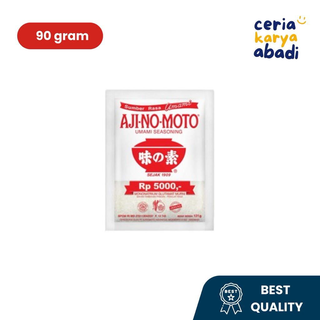 

[CERIA KARYA ABADI] Ajinomoto Penyedap Rasa 90gr / Ajinomoto Micin Penyedap Rasa 90gr