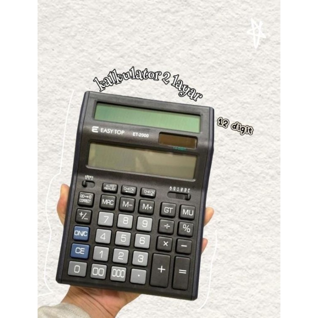 

Kalkulator 2 LAYAR Tersedia Check and Correct Free Baterai