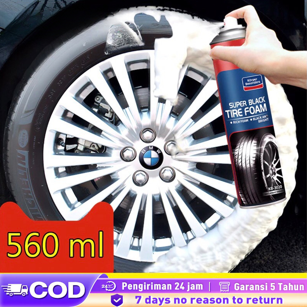 【COD】Agen Pembersih 650ml Ban Otomotif Agen Penghapusan Penghapusan Busa Bus Busa Brightener