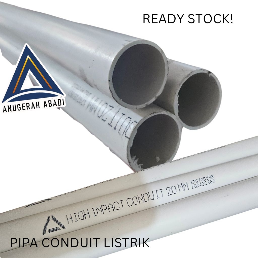 PIPA CONDUIT LISTRIK 20MM model BOSS / CLIPSAL