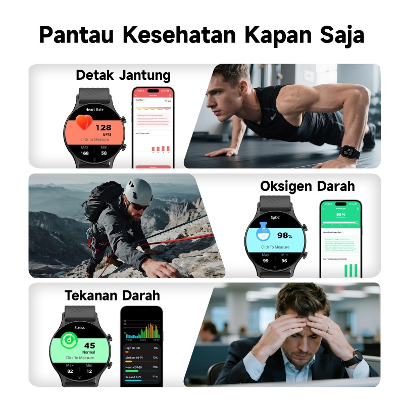 HOT DEALS Skmei B53S Smartwatch Support Strava Jam Tangan Pria Smartwatch Wanita Elegan Sport