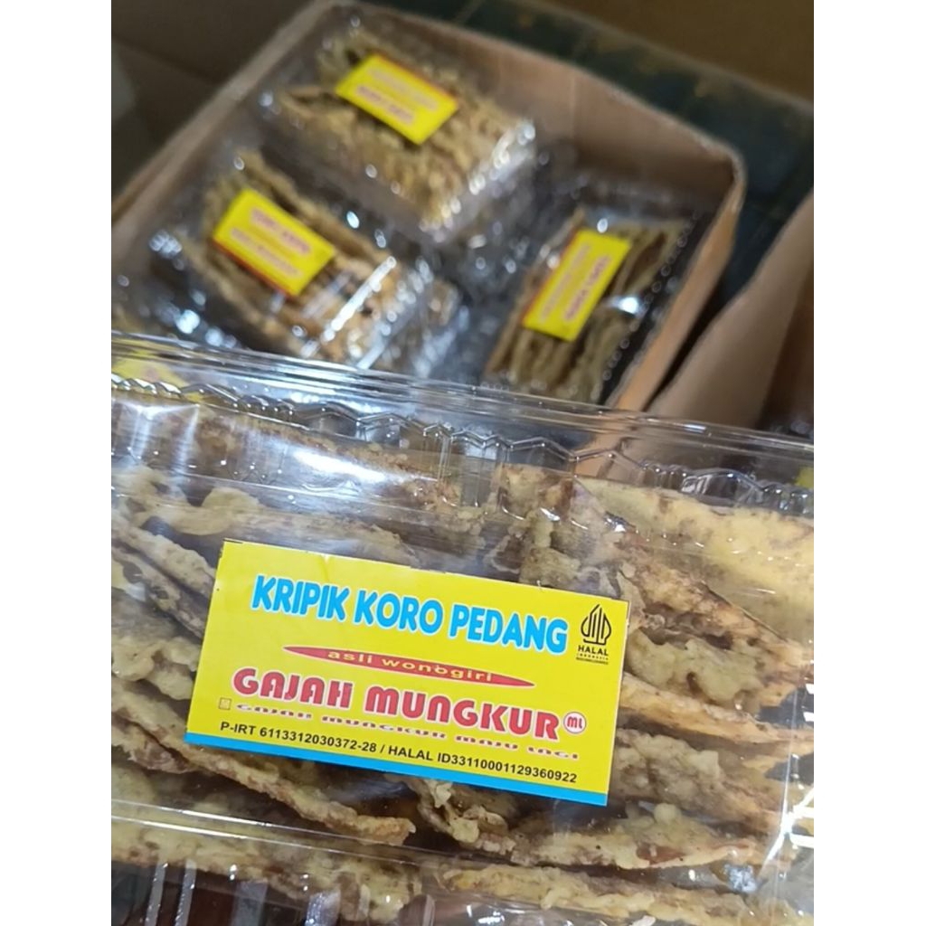 

kripik koro pedang Wonogiri .lezat banget