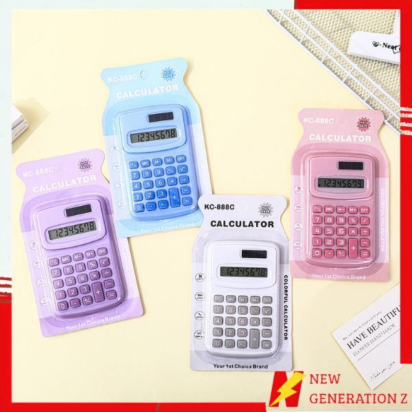 

NGZ Kalkulator Mini Warna Warni Pastel Kalkulator Kecil 8 Digit Calculator Mini Pocket Full Color Warna Macaroon Lucu Kalkulator Portable Praktis Untuk Anak Sekolah Pelajar Mahasiswa Belajar Ujian Kantor
