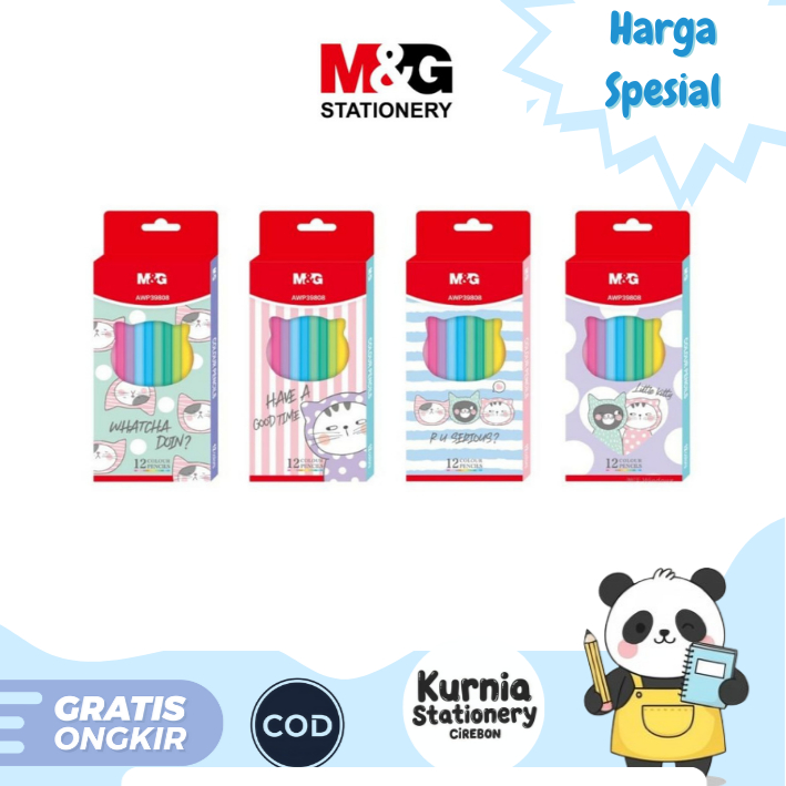 

M&G Colour Pencils Have A Good Time/Pensil Warna 12 pcs AWP39808