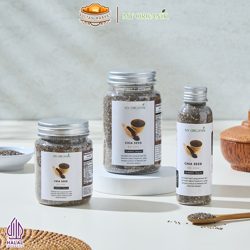 

MY ORGANIK Organic Chia Seed Organik Black Chia | Biji Chia Original Premium