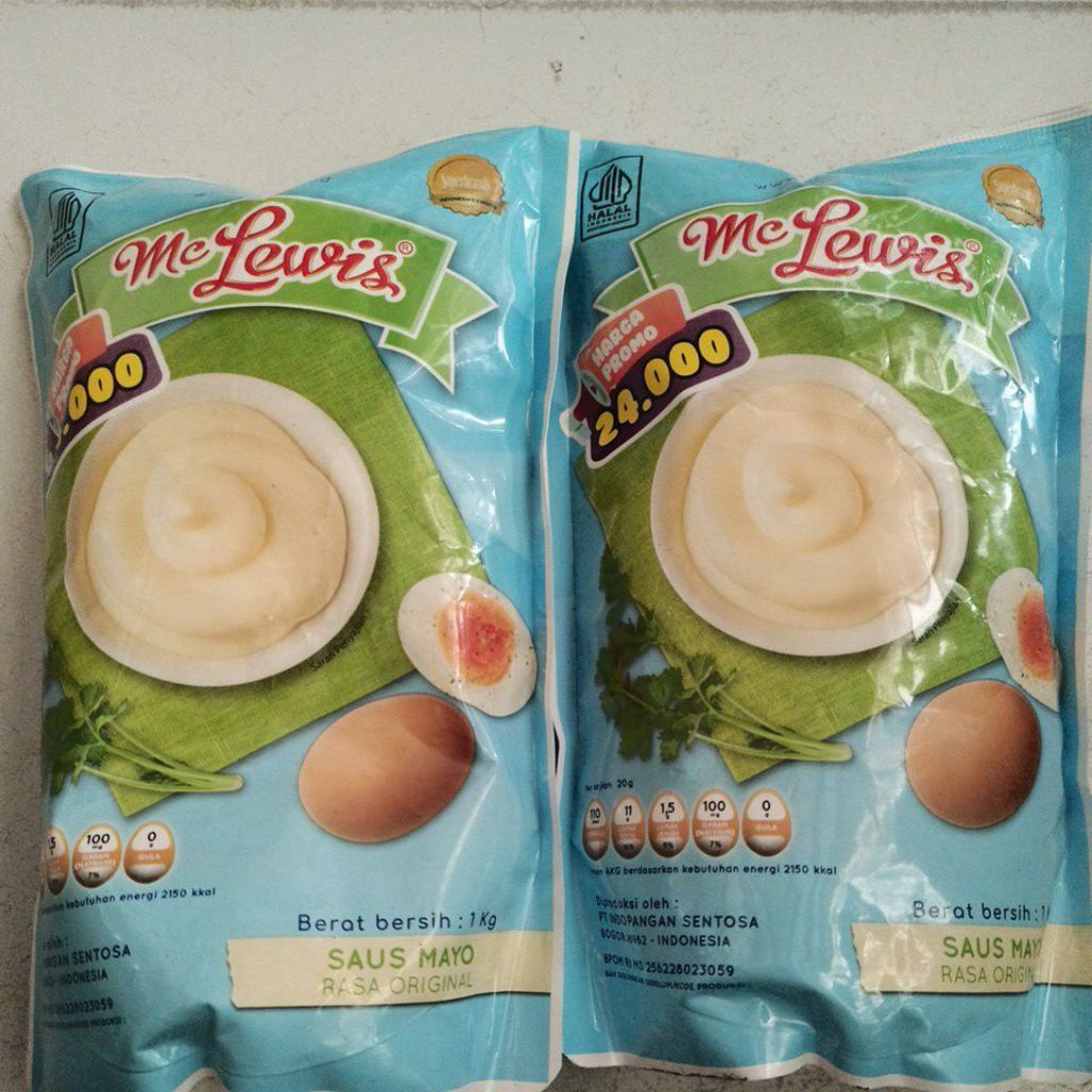 

mayones original 1kg merk mc lewis exp.070526