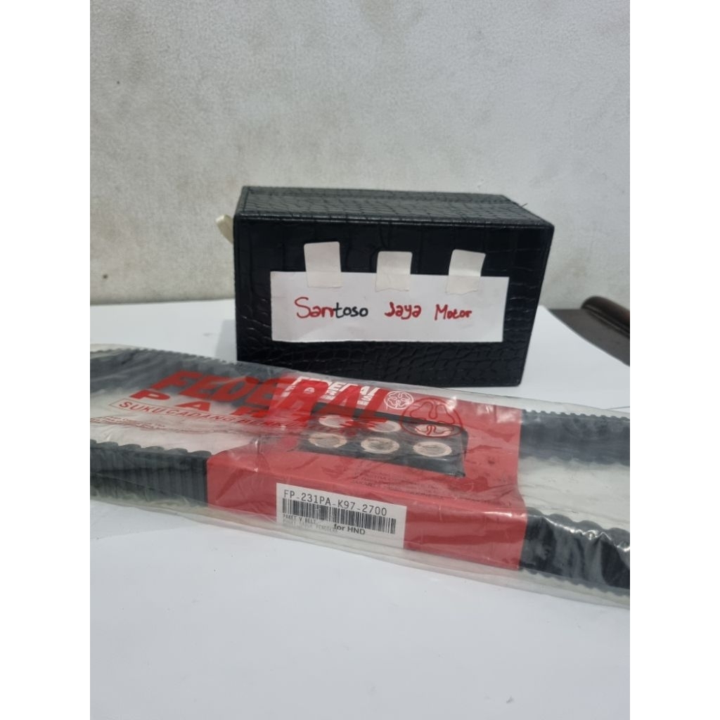 Van Belt V-Belt V Belt Set + Roller K97 PCX 150 Asli Original Federal