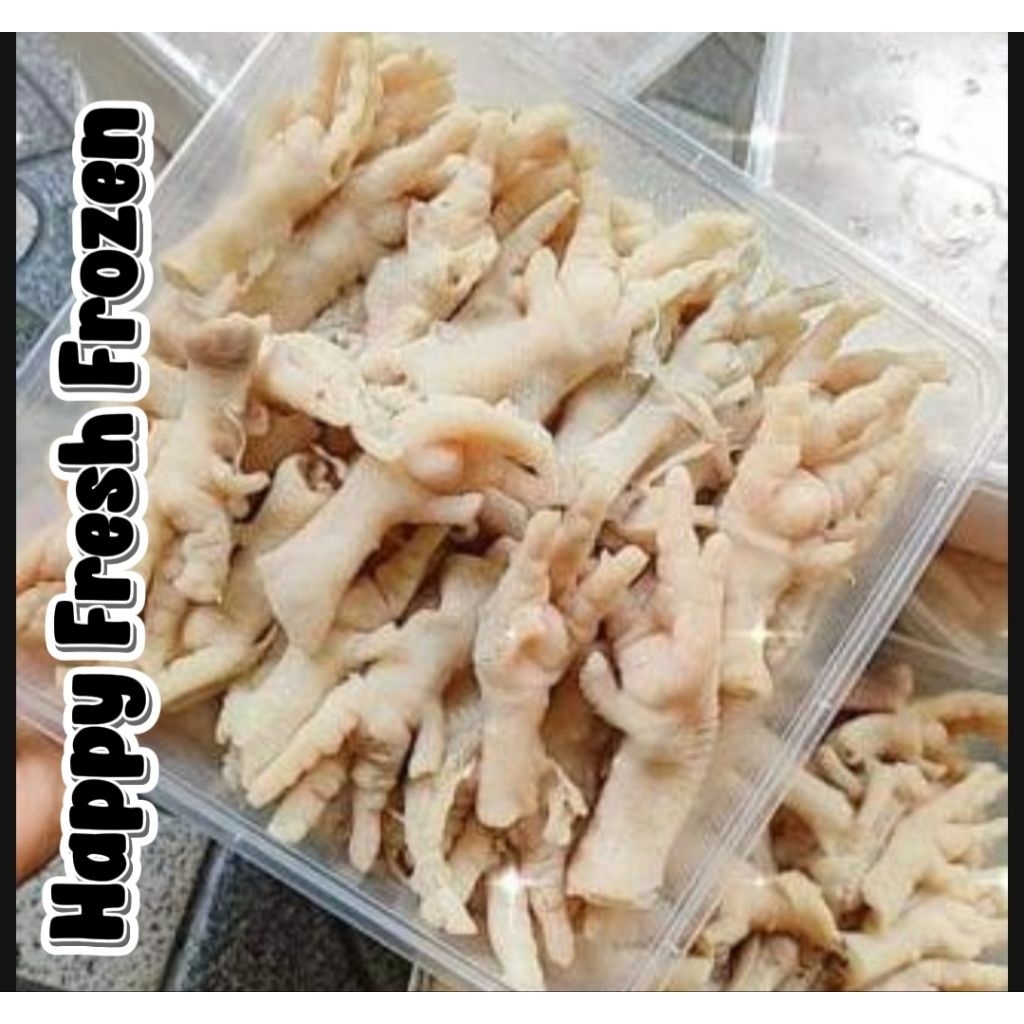 

Ceker Ayam Tanpa Tulang dan Kuku Beku Frozen 750 gram