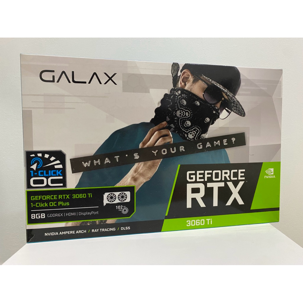 GALAX Geforce RTX 3060 Ti GDDR6X 1 - Click OC Plus - 8 GB (Second / Bekas)