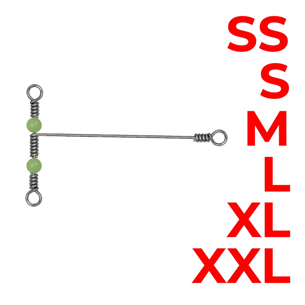 Swivel Pancing Cabang 3 Stainless Steel – Lingara Ranggung Kuat Anti Karat Glow Tidak Benggang