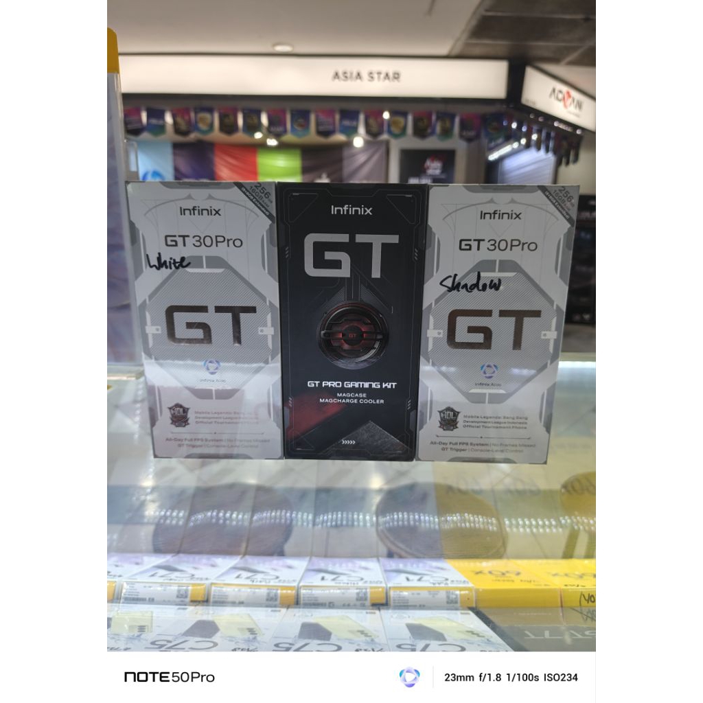 Gift Box+ Infinix GT 30 Pro 5G 8/256 + GT Fan Cooling Cooler | Special gift Box Dark Flare GT Pro Ga