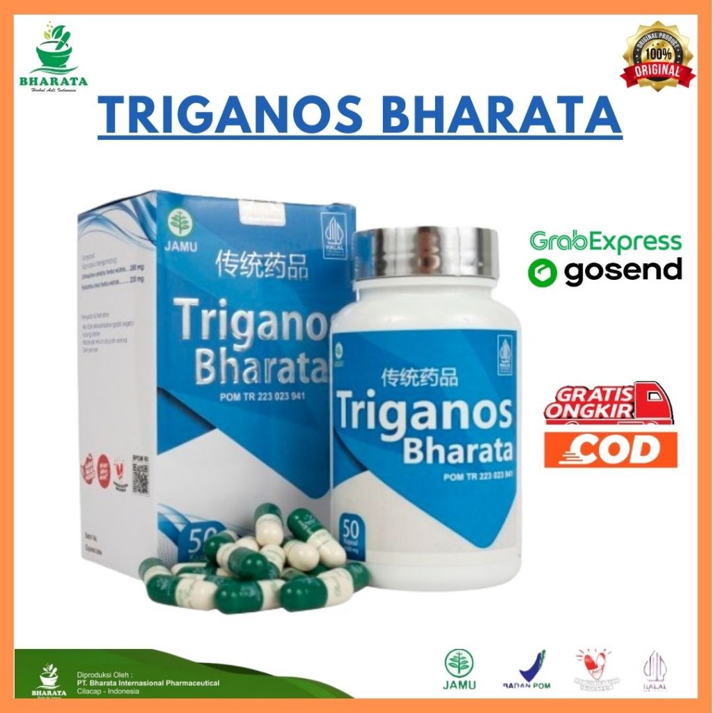 Triganos Bharata Obat Kencing Sakit Sipilis Gonore Triganos Bharata Isi 50 Kapsul