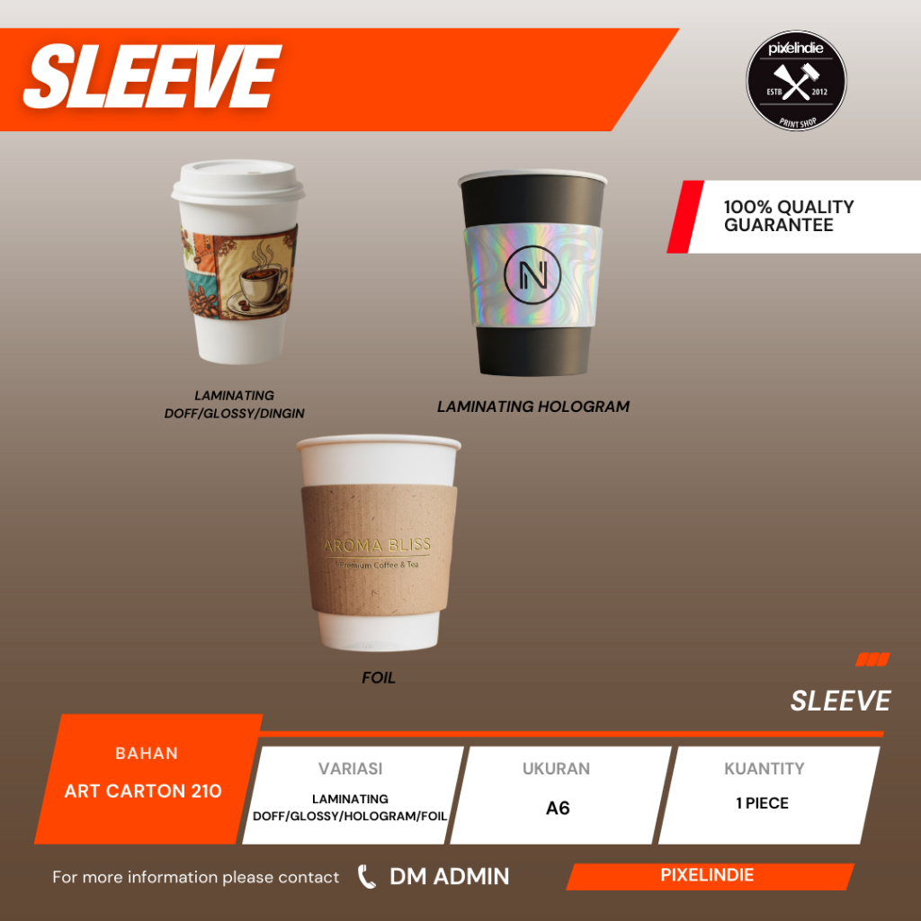 

CETAK SLEEVE KEMASAN CUSTOM | ART PAPER 150GSM | ART PAPER 120GSM | PEMBUNGKUS BOX
