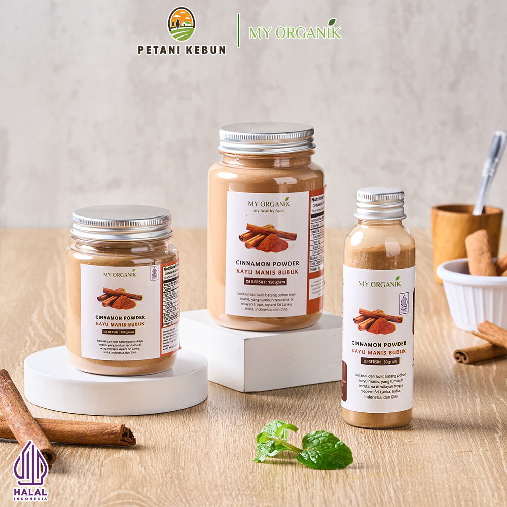 

My Organik Kayu Manis Bubuk Murni Cinnamon Cinamon Powder Serbuk Premium Quality Bumbu Dapur