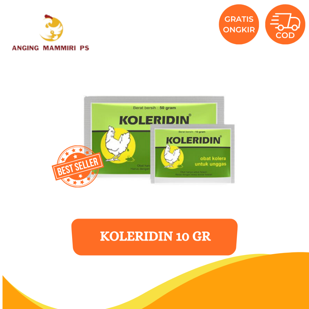 KOLERIDIN 10GR || OBAT KOLERA PADA AYAM
