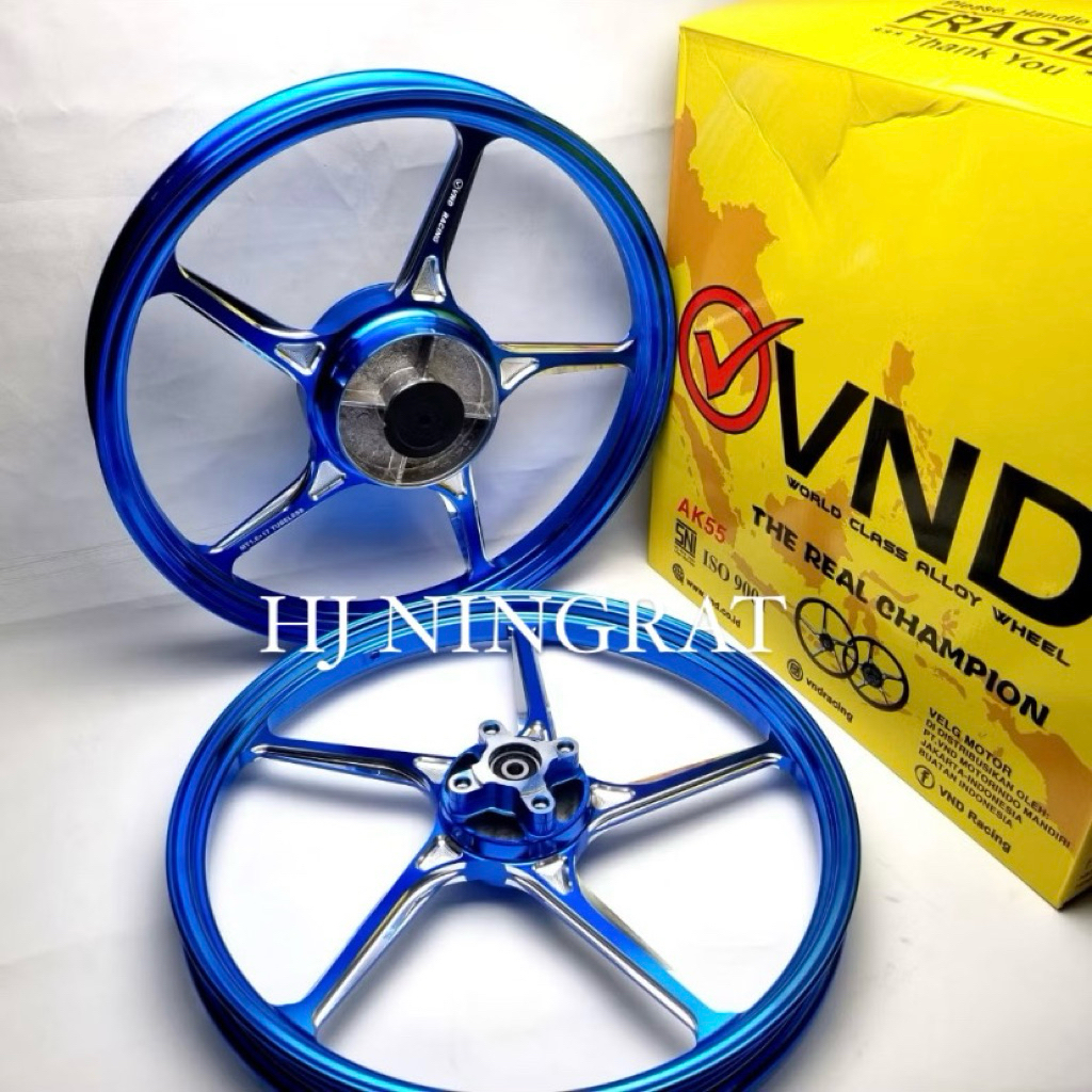 VELG RACING VND AK55 RX KING THN 2002/2018 FULL CNC Uk160/160-17 dan ring18 VND RACING ORIGINAL VELG