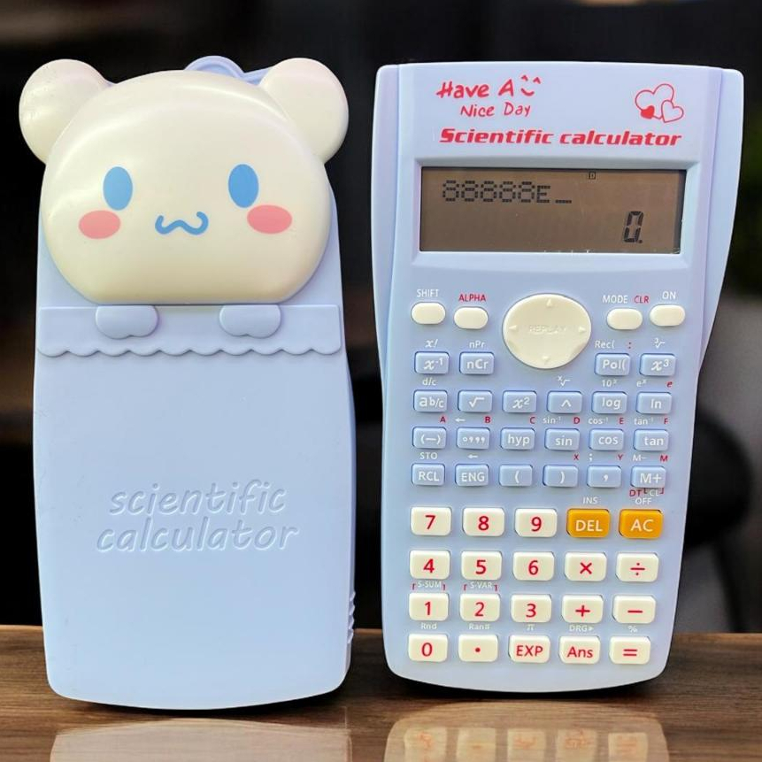 

Calculator Scientific Cinnamoroll Kuliah Calculator ilmiah Karakter Cinamon biru Kalkulator Muka