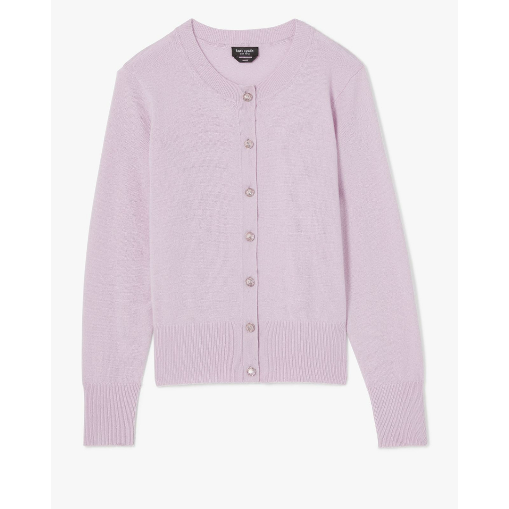 Kate Spade Crew Neck Cashmere Cardigan - Cardigan Wanita