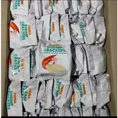 

KERUPUK UDANG FINNA (KARTONAN) ISI 120PCS