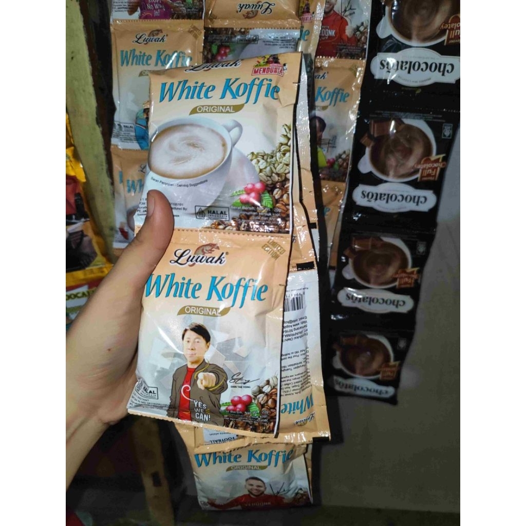 

Luwak white koffie original 1 renteng 20g x 10bks