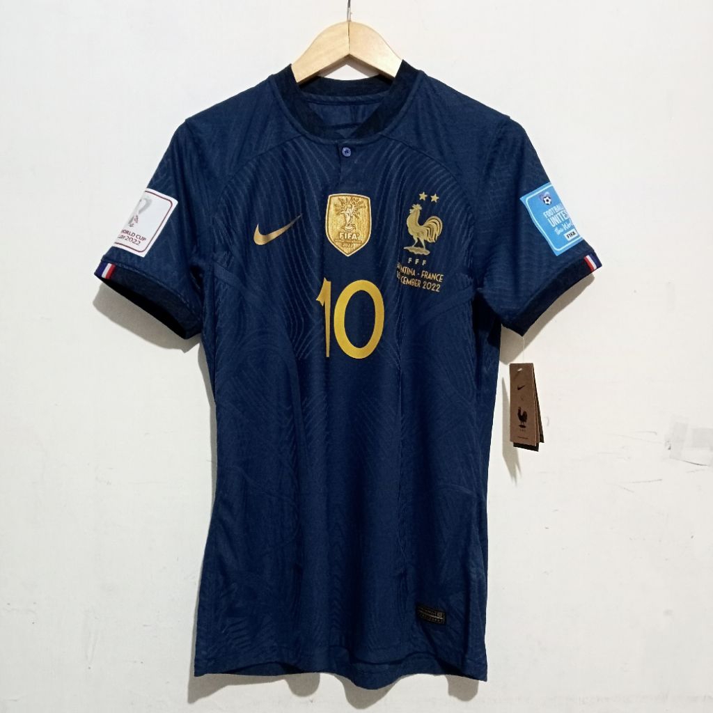 Jersey Player Issue France Home 2022 Nameset Mbapee