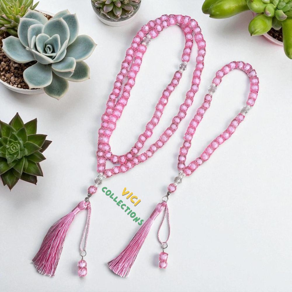 Tasbih kristal Kotak   / Tasbih Manik Kristal Kotak