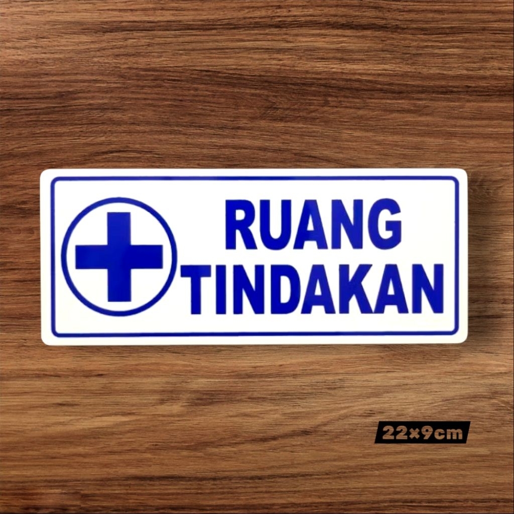

Sign acrylic tulisan RUANG TINDAKAN