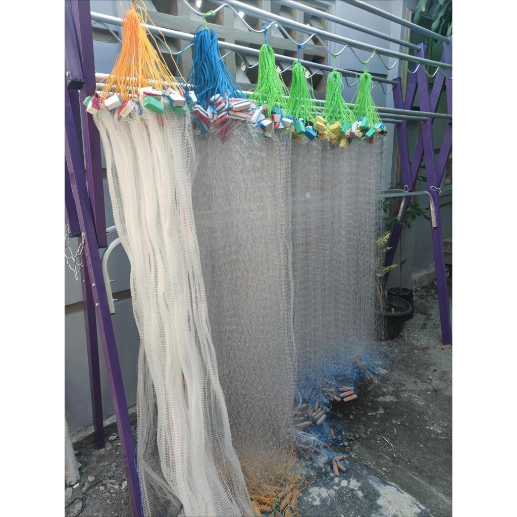 Jaring ikan panjang 25meter siap pakai