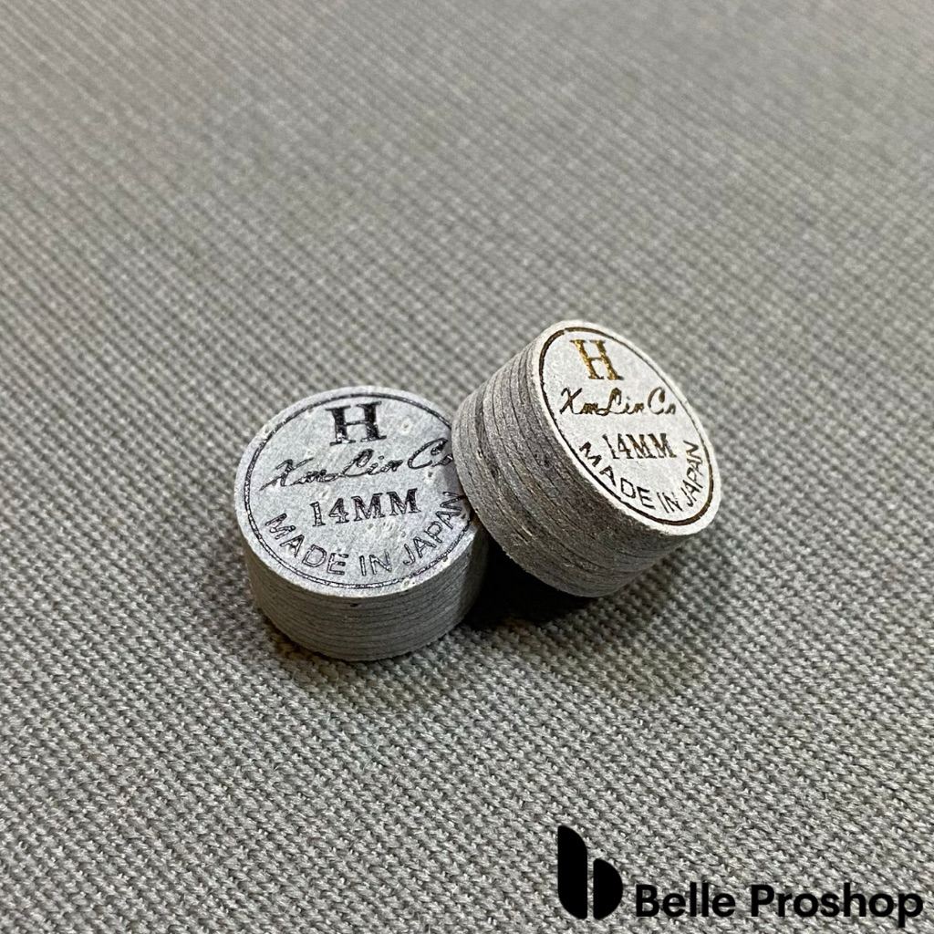 Master Tip Billiard XmlinCo Japan Grey 14 Mm, 10 Layer - Hard Cue Tip Billiard