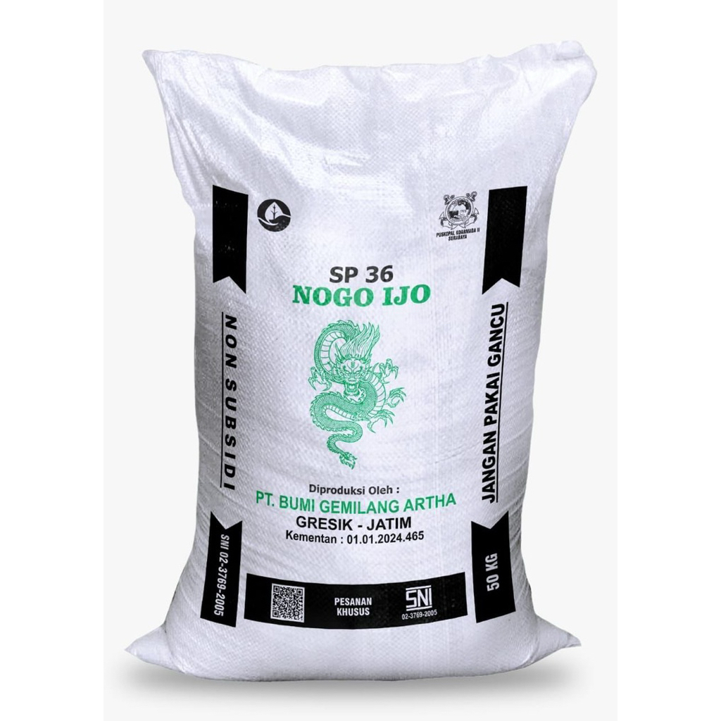 Pupuk SP36 / TSP Untuk Pupuk dasar.