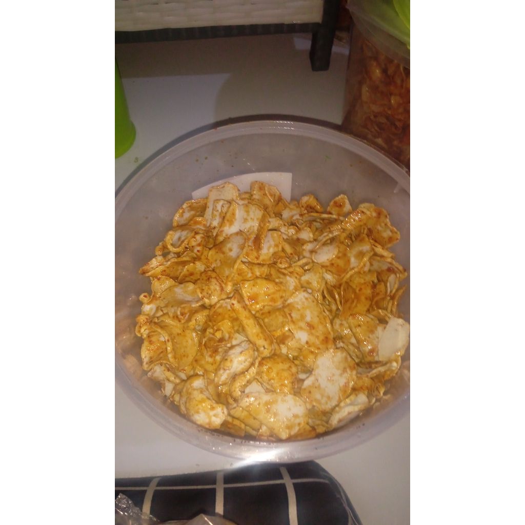 

basreng bumbu rujak pedas viral