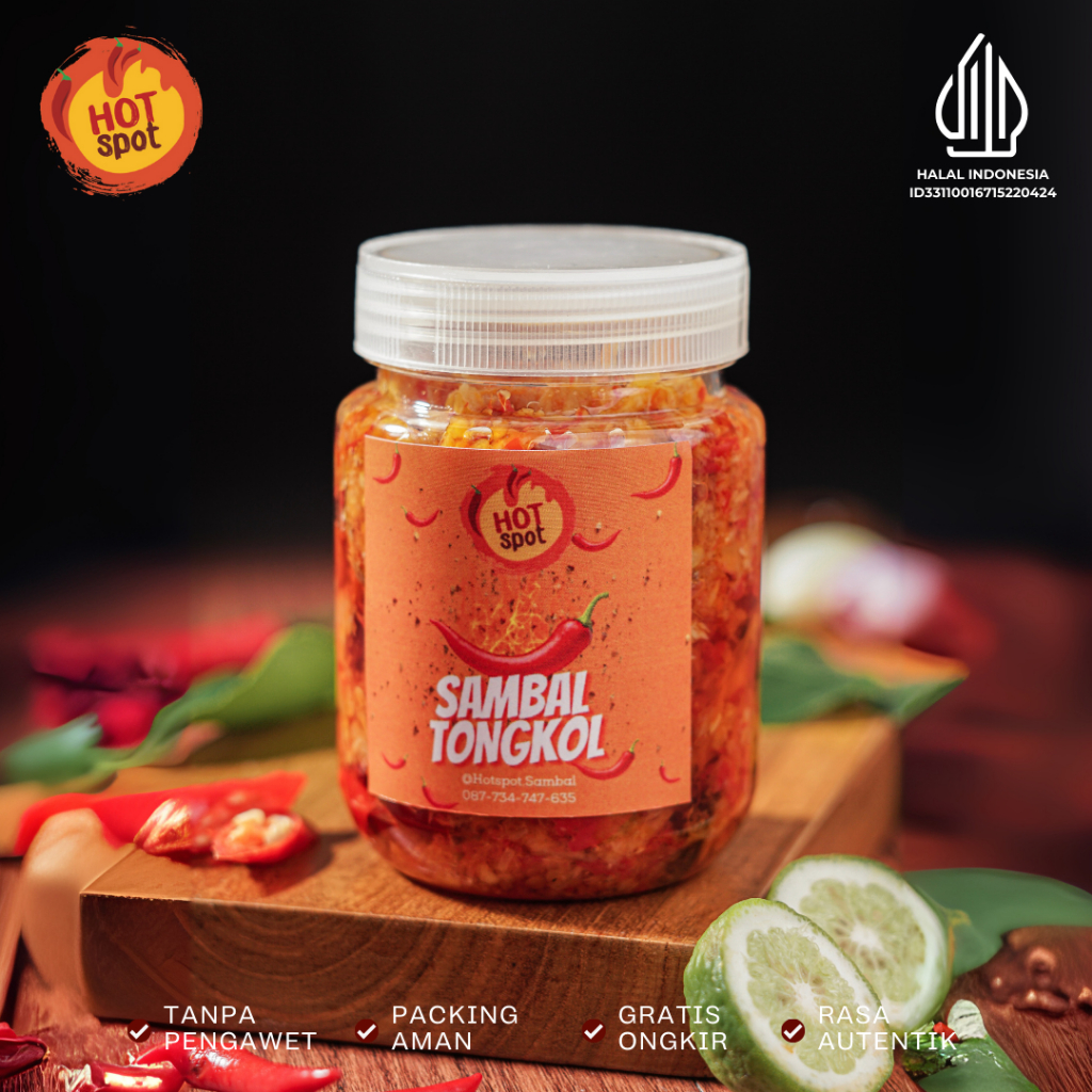 

Hotspot Sambal Tongkol Pedas – Sambel Tongkol Gurih Botol 200gr & Sachet Praktis