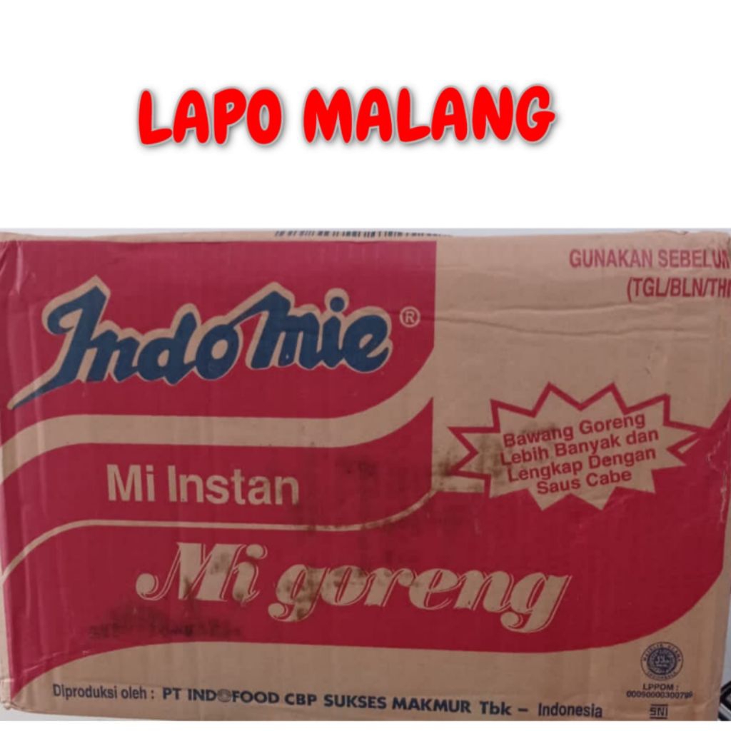 

(LAPO) Indomie goreng 1 karton 40 pcs