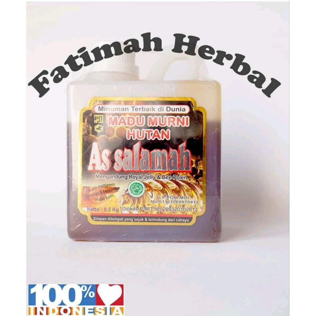 Madu Hutan Murni Assalamah - As Salamah - As-Salamah - 500 gram