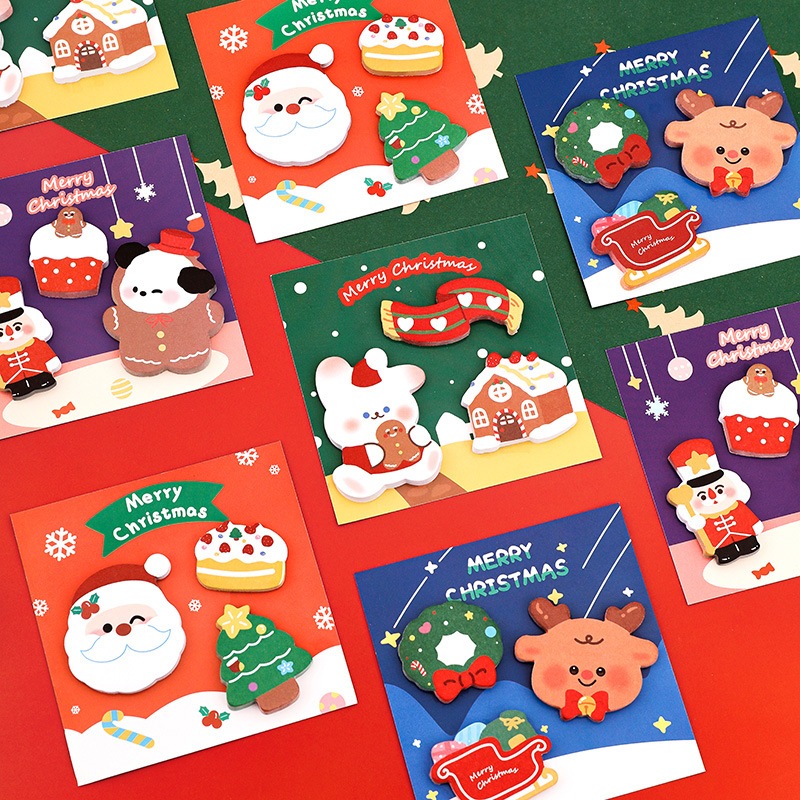 

Sticky Notes 3 in 1 Christmas Natal Memo Pad Kertas Note