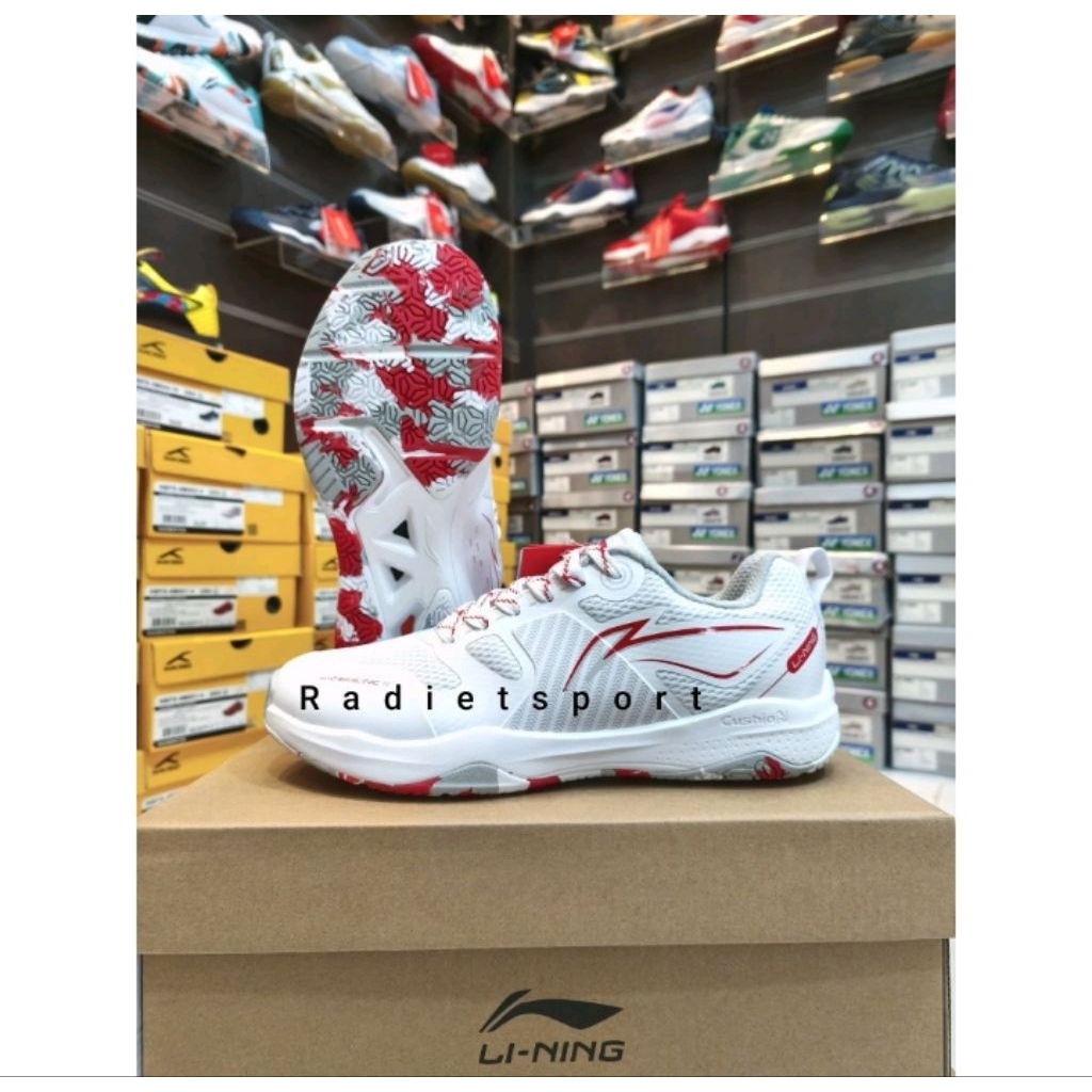Sepatu Badminton LINING HYPERSONIC lll FREE KAOS KAKI+Grip Raket Sepatu Badminton Pria Wanita