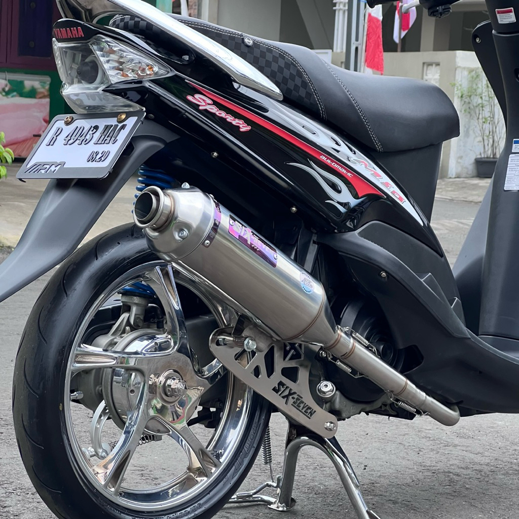 Knalpot Racing CEKLIS Mio Sporty Smile Soul Tipe XR-01 XTRIME By Six Seven