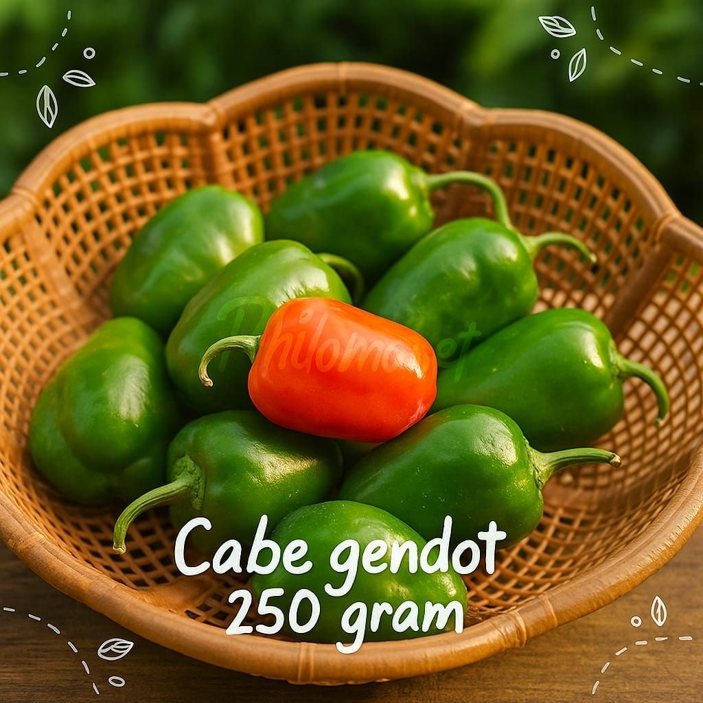 

VIRAL cabai bendot cabe gendot bandung segar 250gr ekstra pedas