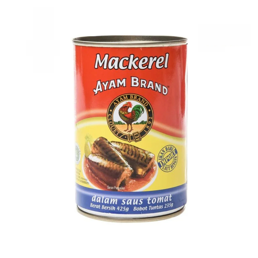 

Ayam Brand Mackerel Bulat 425gr – Ikan Makarel Utuh Berkualitas