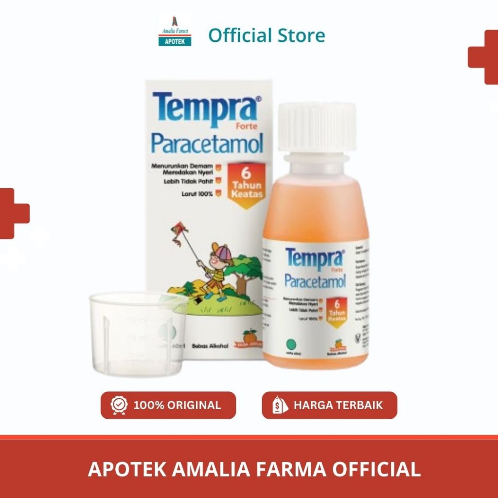 Tempra Forte Paracetamol Anak Rasa Jeruk 60ml