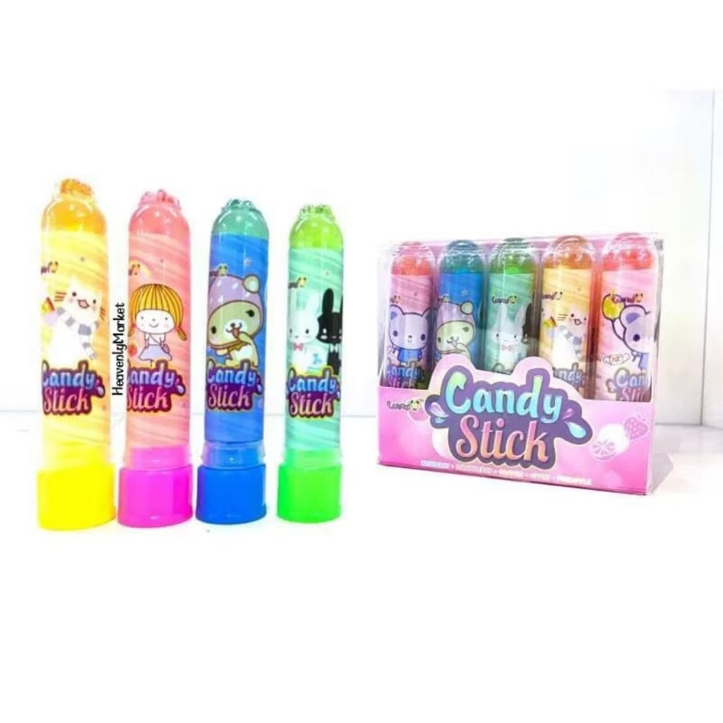 

luvmi candy stick permen bentuk lipstik aneka rasa buah viral