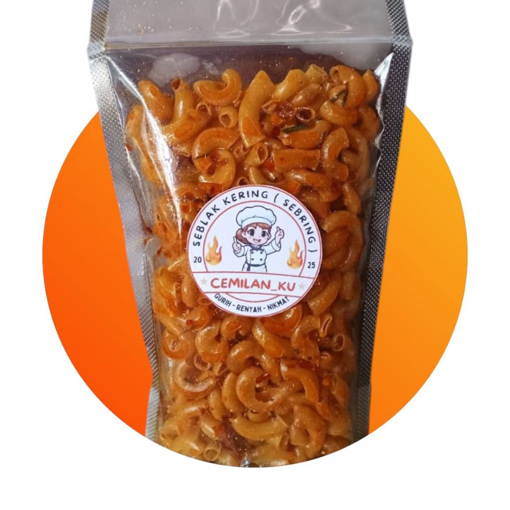

Makaroni kriuk pedas daun jeruk