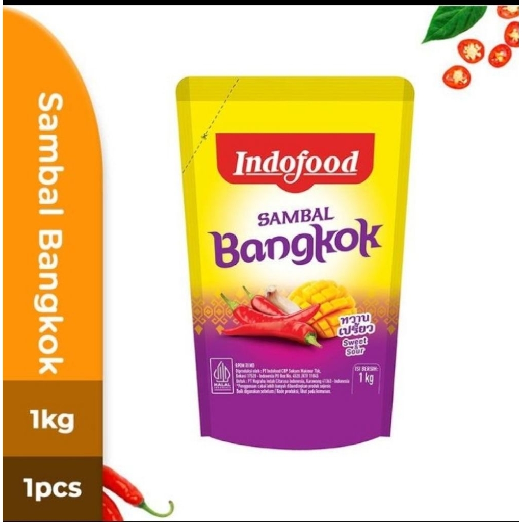 

Sambal Indofood Bangkok 1kg