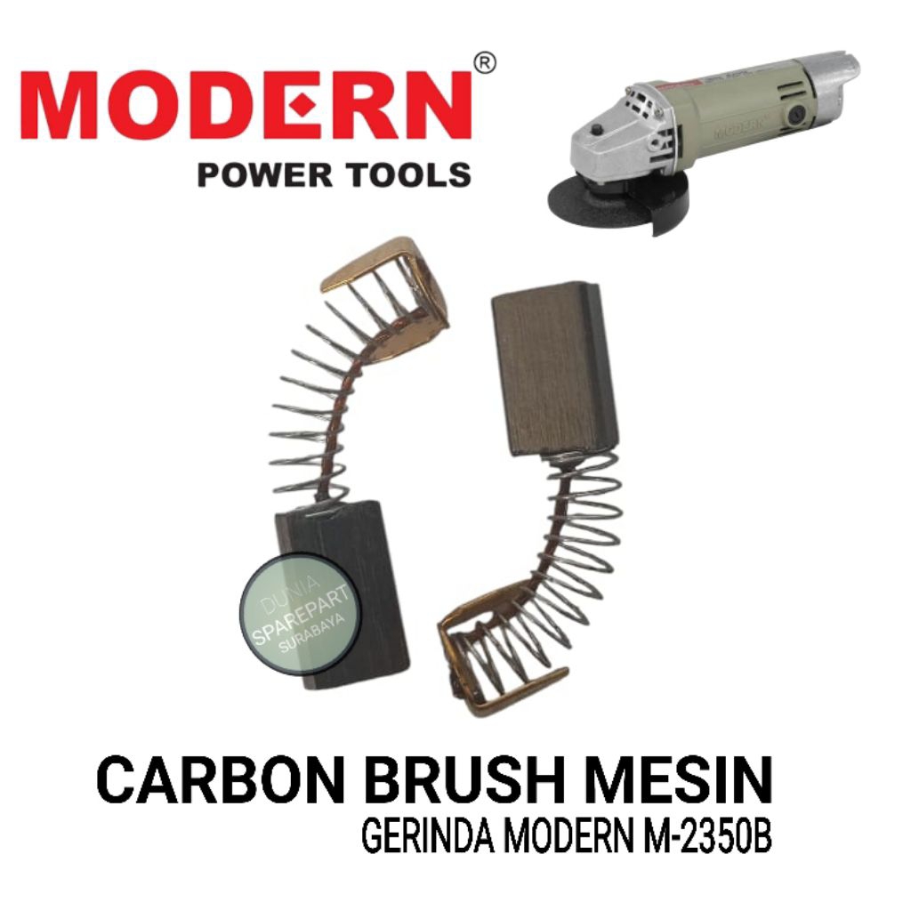 Carbon brush mesin gerinda modern type M-2350B